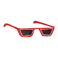 Hand gezeichnet retro Karikatur Sonnenbrille png