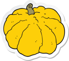 sticker of a cartoon squash png