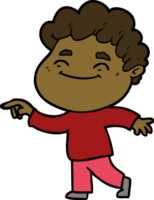 hombre amable de dibujos animados png