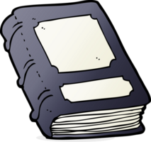 Cartoon altes Buch png