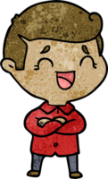 cartoon laughing man png