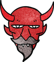 cara de diabo de desenho animado png