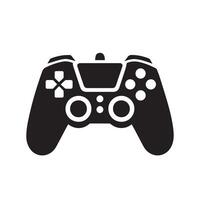 A gaming controller illustration in black and white vector