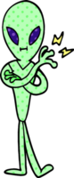 alienígena de desenho animado png