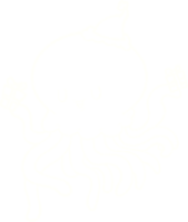 kerst octopus krijttekening png