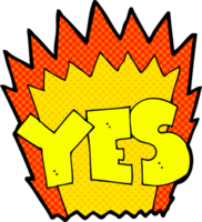 cartoon yes symbol png