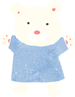 dessin animé mignon ours polaire png