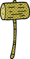 Cartoon Doodle Holzhammer png