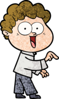 cartoon happy man png