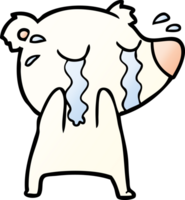 cartone animato pianto polare orso png