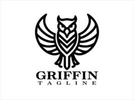 Griffin Logo Design Template vector
