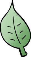 cartoon doodle leaf png