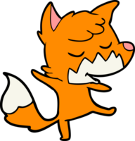 friendly cartoon fox png