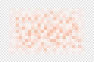 Censor blur effect mosaic texture. Skin toned pixel pattern hiding face, nude body, text or another unwanted, prohibited, adult only or privacy content vector