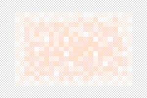 Beige pixel texture. Censor blur effect. Skin toned mosaic pattern hiding face, naked body, text or another unwanted, prohibited or privacy content. vector