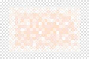 Beige pixel texture. Censor blur effect. Skin toned mosaic pattern hiding face, naked body, text or another unwanted, prohibited or privacy content. vector