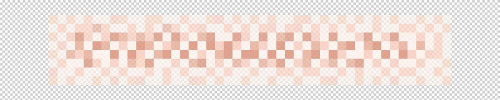 Censor blur effect texture. Skin tone colored pixel mosaic pattern to hide face, nude body, text or another prohibited or privacy content. vector