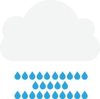 lluvia agua nube vector