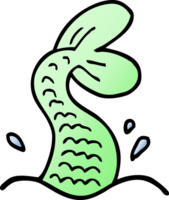 gradient illustration cartoon mermaid tail png