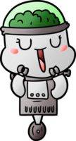 happy cartoon robot png