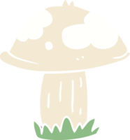 cartoon doodle wild mushroom png