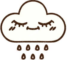 väder moln krita ritning png