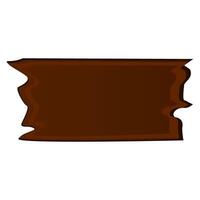 Wood Notice Board vector