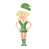 cartoon santa's helper png