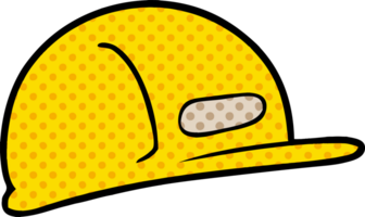 chapéu de segurança de construtores de desenhos animados png