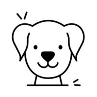 Simple Dog Logo. Illustration EPS10 vector