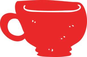 tasse de griffonnage de dessin animé png