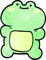 cartoon doodle frog png