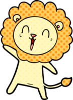 laughing lion cartoon png