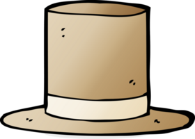 cartoon old top hat png