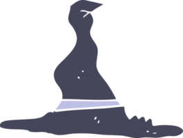 flat color illustration of witch's hat png