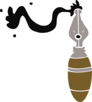 cartoon doodle fountain pen png