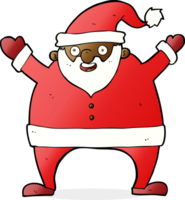 babbo natale cartone animato png