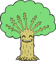 cartoon happy tree png