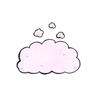 cartoon fluffy pink cloud png