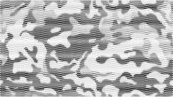 camuflaje trama de semitonos modelo vector