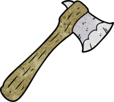 cartoon old axe png