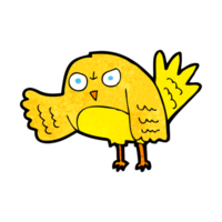 en colère dessin animé oiseau png