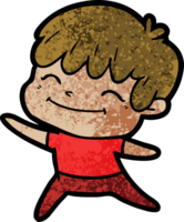 menino feliz dos desenhos animados png