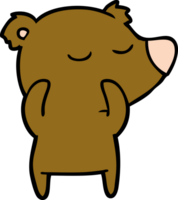 personaje de dibujos animados de oso png
