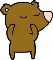 personnage de dessin animé d'ours png