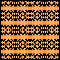 flat design complex arabesque pattern, Colorful pattern design vector