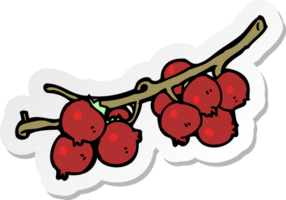 sticker of a cartoon berries png