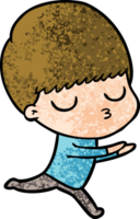 cartoon calm boy png