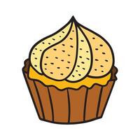 Element Cupcake for Birthday vector