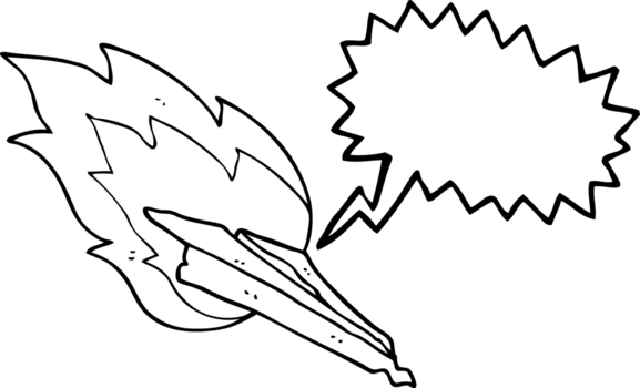 mano dibujado habla burbuja dibujos animados papel avión estrellarse png